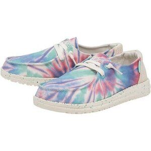Hey Dude Wendy Tie Dye Slip On Shoes for Women - Size 7 US / 38 EU New With Tag